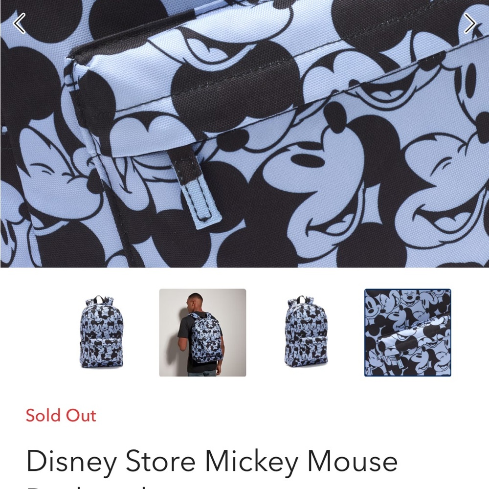 Disney store Mickey Mouse Backpack - Picture 4 of 10